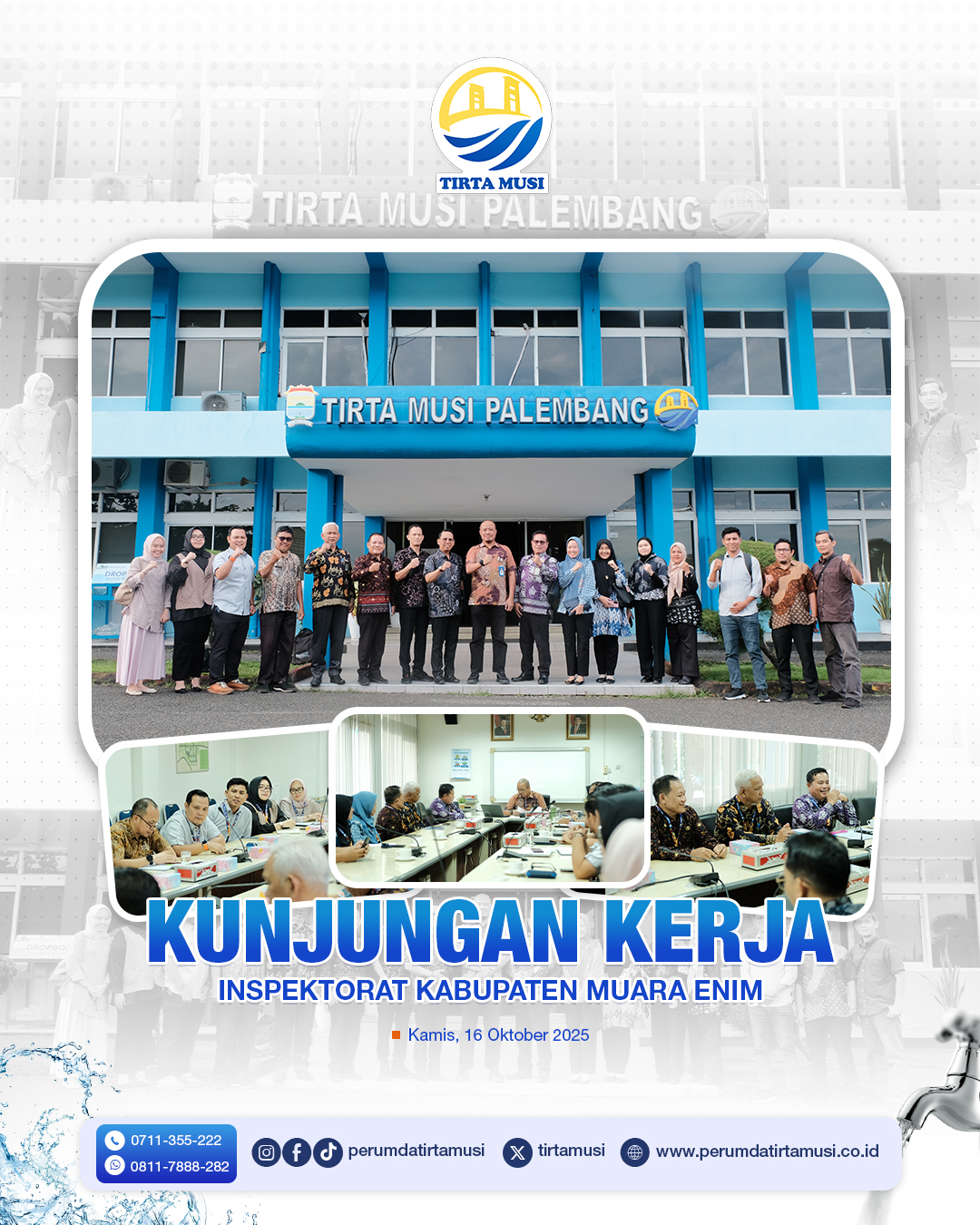 KUNJUNGAN KERJA INSPEKTORAT KABUPATEN MUARA ENIM