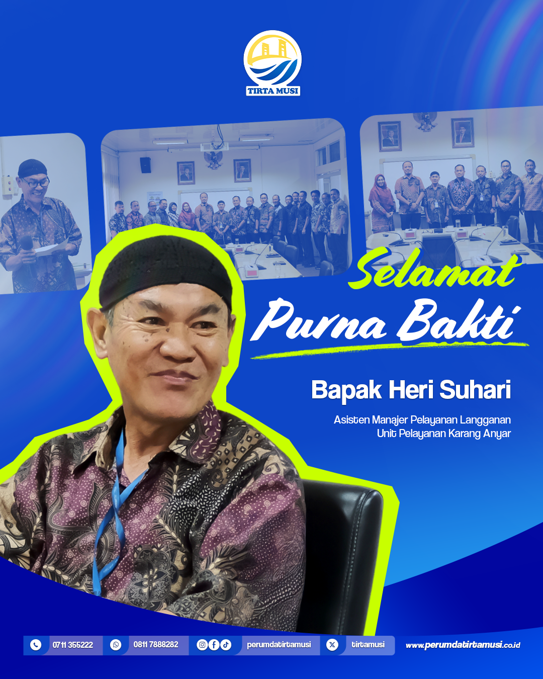 TIRTA DHARMA BAKTI BAPAK HERI SUHARI